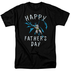 Batman Comics Fathers Day Men's 18/1 Cotton Short-Sleeve T-Shirt