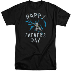 Batman Comics Fathers Day Men's 18/1 Tall Cotton Short-Sleeve T-Shirt