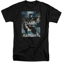 Batman Comics Fighting The Storm Men's 18/1 Tall Cotton Short-Sleeve T-Shirt