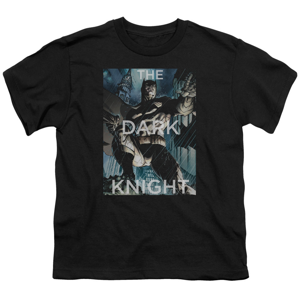 Batman Comics Fighting The Storm Youth 18/1 100% Cotton Short-Sleeve T-Shirt