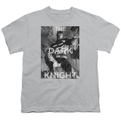 Batman Comics Fighting The Storm Youth 18/1 100% Cotton Short-Sleeve T-Shirt