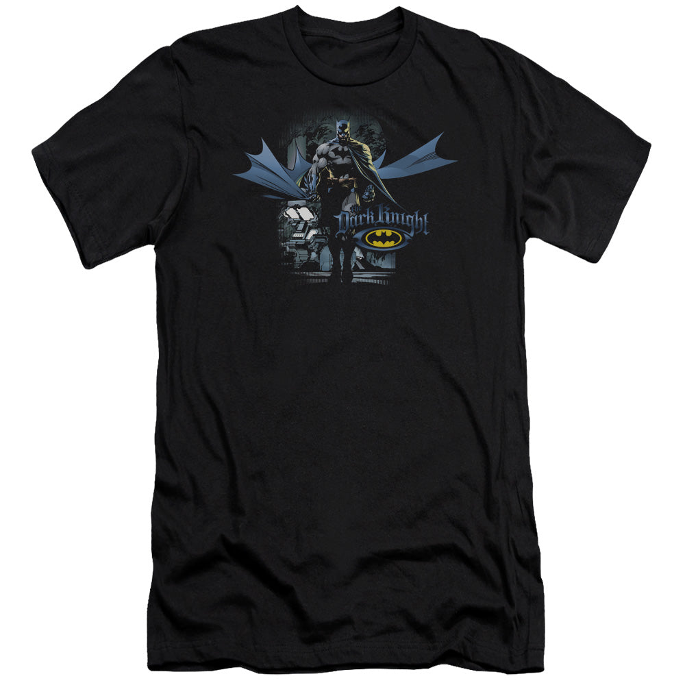 Batman Comics From The Depths Men's Ultra-Soft 30/1 Cotton Slim Short-Sleeve T-Shirt