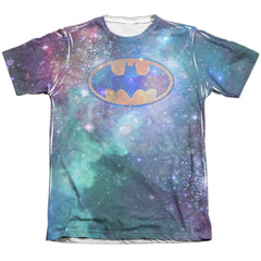 Batman Comics Galaxy Symbol Men's Regular Fit Poly Cotton Short-Sleeve T-Shirt