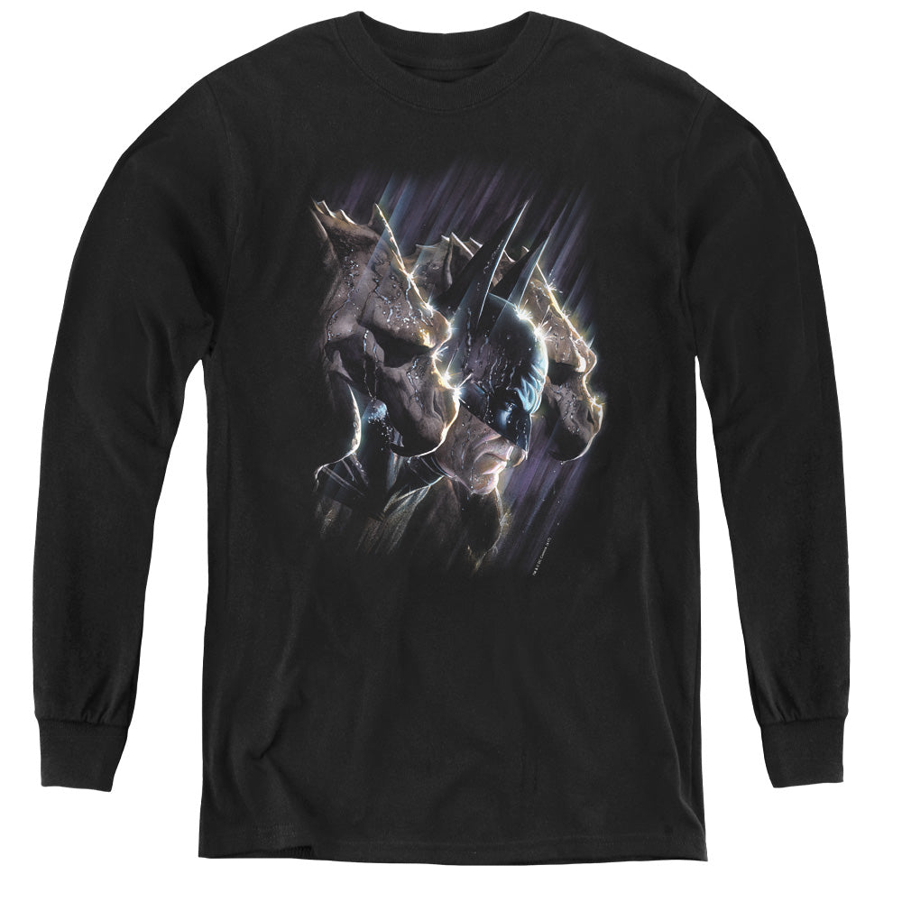 Batman Comics Gargoyles Youth Long-Sleeve T-Shirt