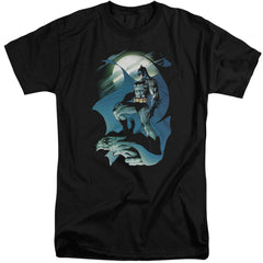 Batman Comics Glow Of The Moon Men's 18/1 Tall Cotton Short-Sleeve T-Shirt