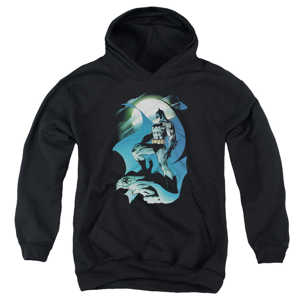 Batman Comics Glow Of The Moon Youth Cotton Poly Pull-Over Hoodie