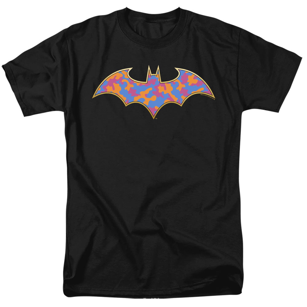 Batman Comics Gold Camo Men's 18/1 Cotton Short-Sleeve T-Shirt