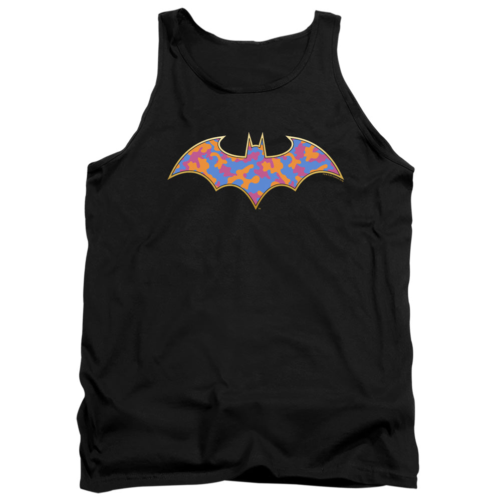 Batman Comics Gold Camo Men's 18/1 Cotton Tank Top