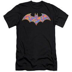 Batman Comics Gold Camo Men's Ultra-Soft 30/1 Cotton Slim Short-Sleeve T-Shirt