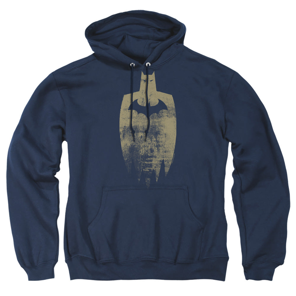 Batman Comics Gold Silhouette Men's Pull-Over 75 25 Poly Hoodie
