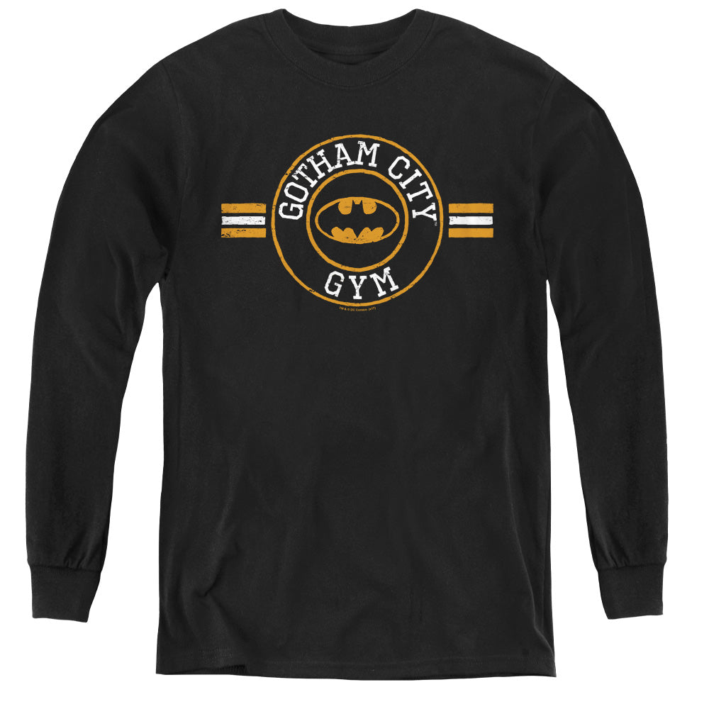 Batman Comics Gotham City Gym Youth Long-Sleeve T-Shirt
