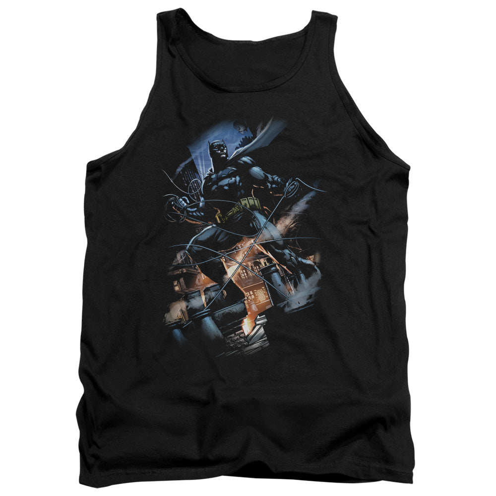 Batman Comics Gotham Knight Men's 18/1 Cotton Tank Top