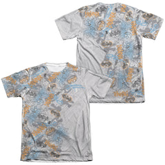 Batman Comics Gotham Knight Sketchy (Front/Back Print) Men's Regular Fit Poly Cotton Short-Sleeve T-Shirt