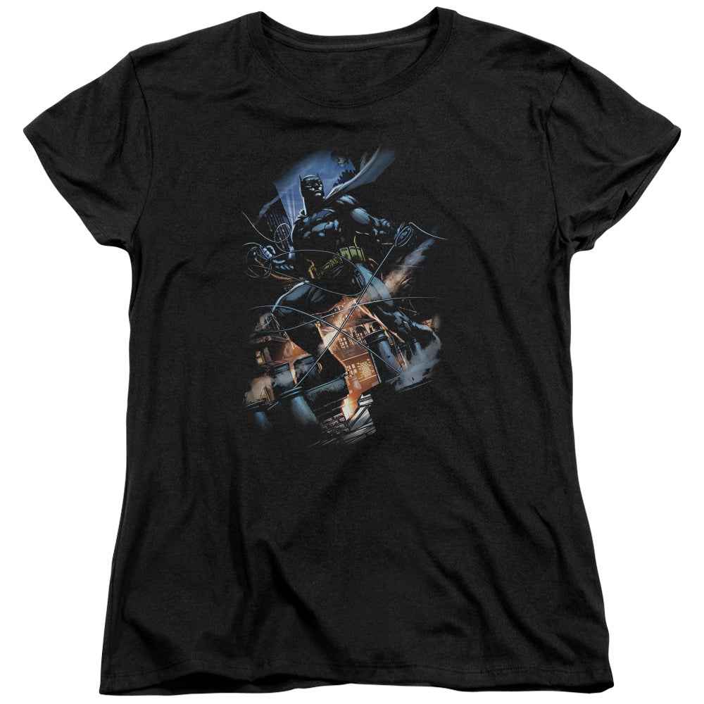 Batman Comics Gotham Knight Women's 18/1 Cotton Short-Sleeve T-Shirt