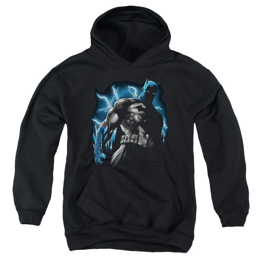 Batman Comics Gotham Lightning Youth Cotton Poly Pull-Over Hoodie
