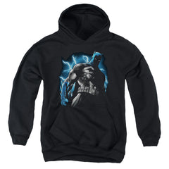 Batman Comics Gotham Lightning Youth Cotton Poly Pull-Over Hoodie