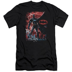 Batman Comics Gotham Reign Men's Ultra-Soft 30/1 Cotton Slim Short-Sleeve T-Shirt