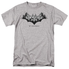 Batman Comics Gotham Shield Men's 18/1 Cotton Short-Sleeve T-Shirt