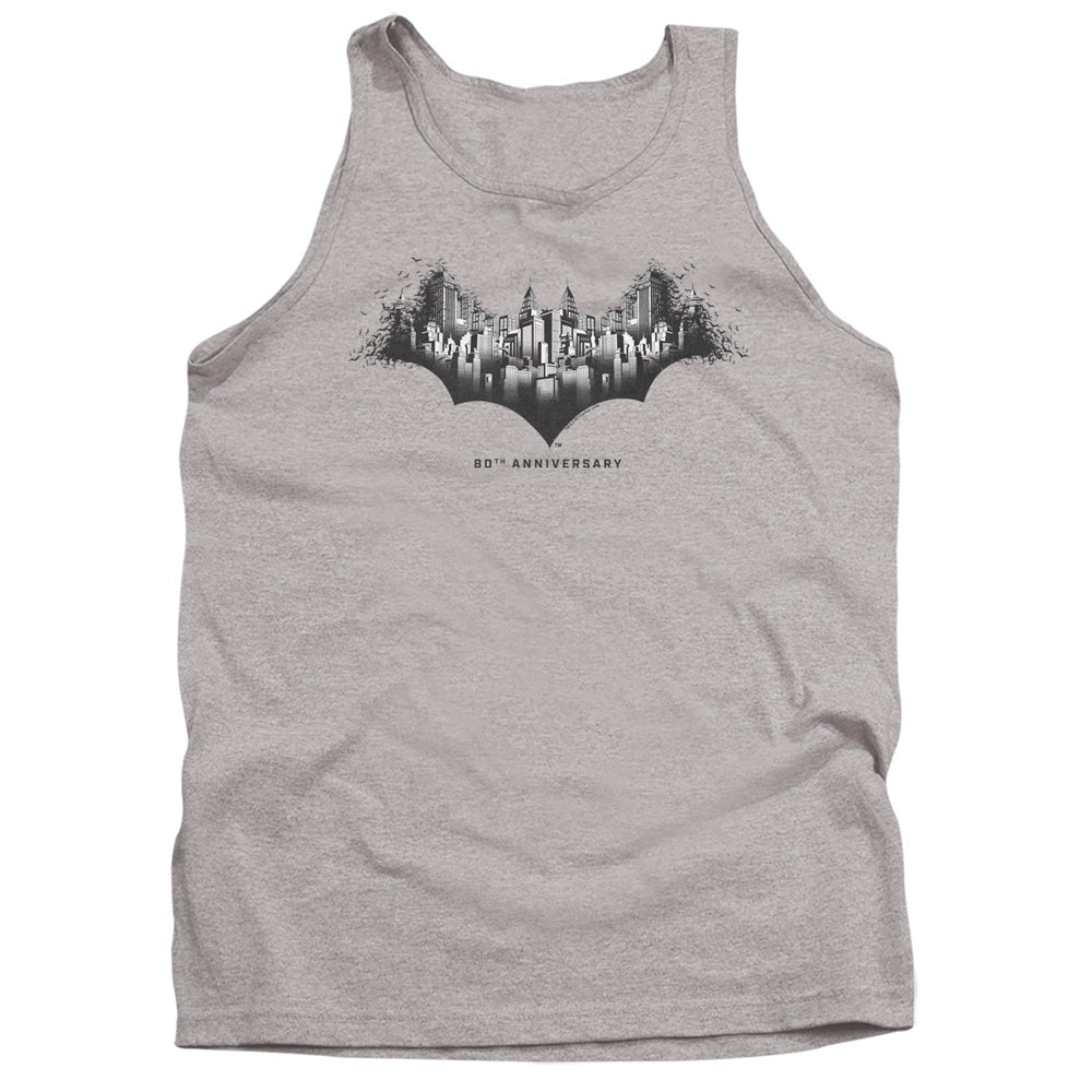 Batman Comics Gotham Shield Men's 18/1 Cotton Tank Top