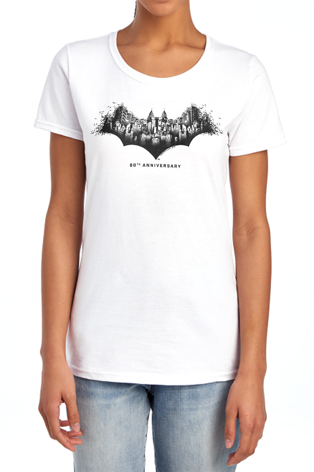 Batman Comics Gotham Shield Women's 18/1 Cotton Short-Sleeve T-Shirt