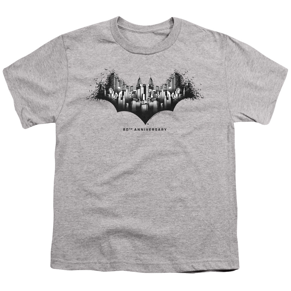 Batman Comics Gotham Shield Youth 18/1 100% Cotton Short-Sleeve T-Shirt