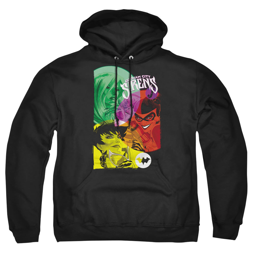 Batman Comics Gotham Sirens Men's Pull-Over 75 25 Poly Hoodie