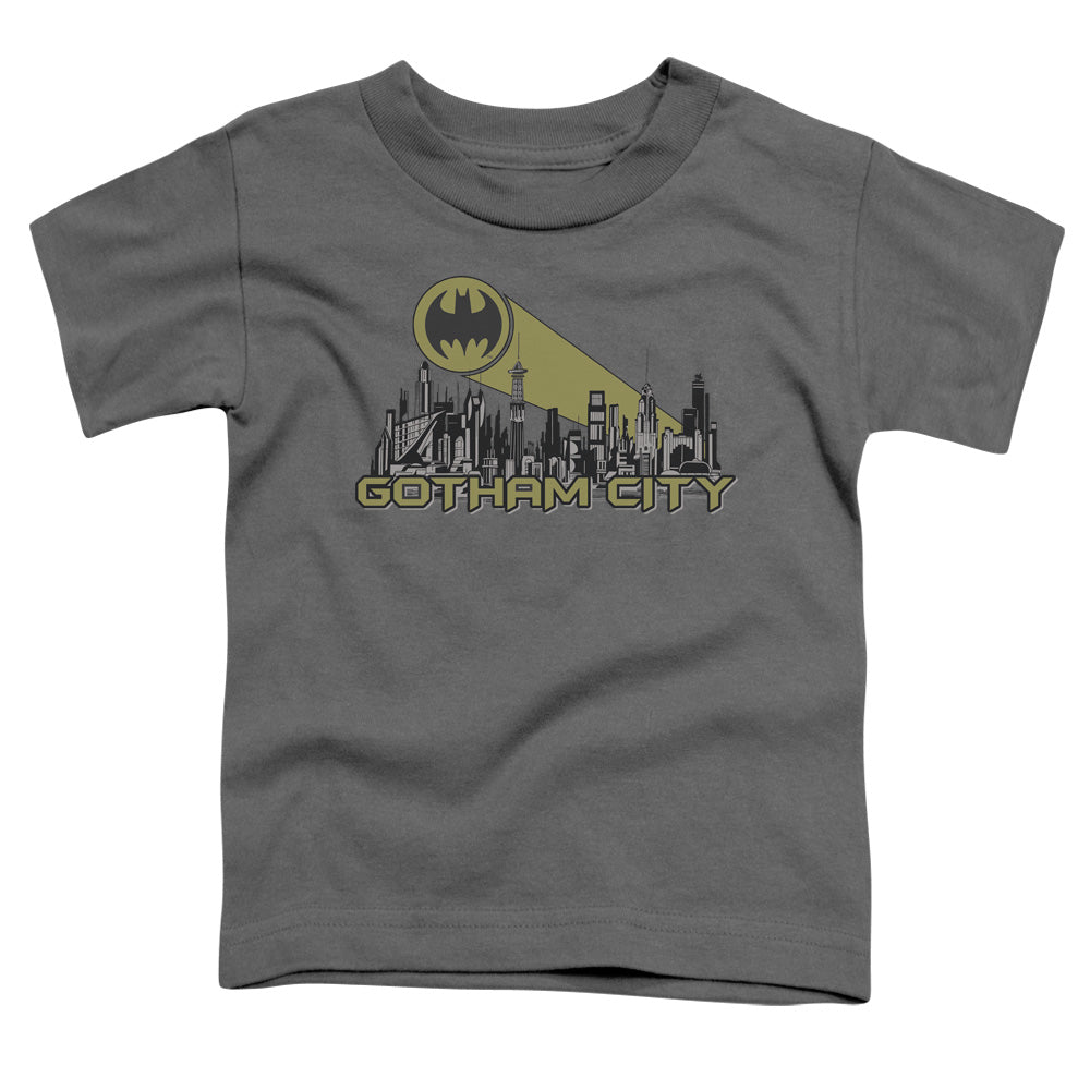 Batman Comics Gotham Skyline Toddler 18/1 Cotton Short-Sleeve T-Shirt