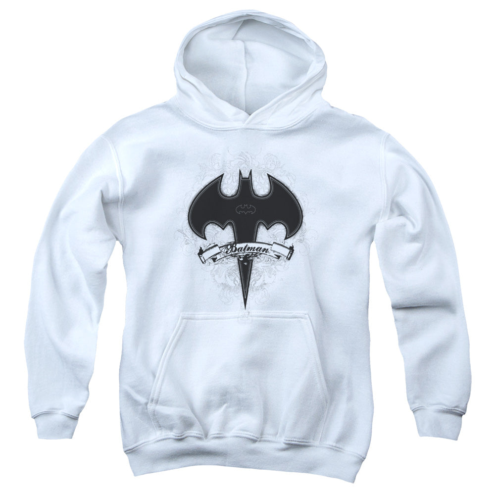 Batman Comics Gothic Gotham Youth Cotton Poly Pull-Over Hoodie