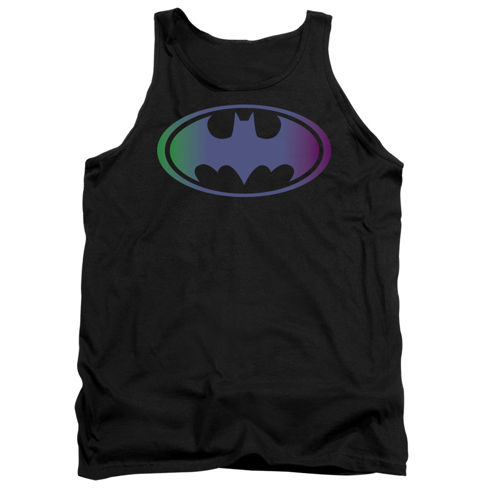 Batman Comics Gradient Bat Logo Men's 18/1 Cotton Tank Top
