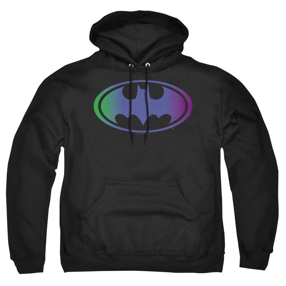 Batman Comics Gradient Bat Logo Men's Pull-Over 75 25 Poly Hoodie