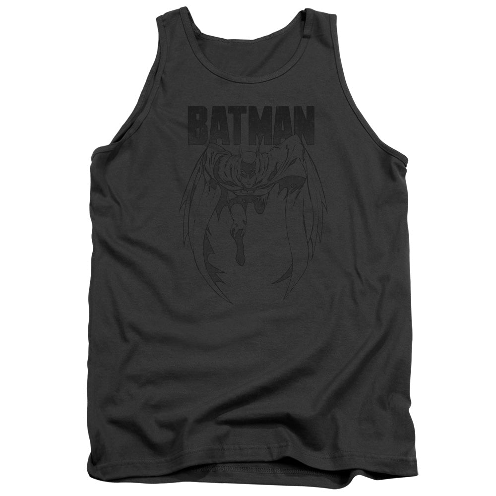 Batman Comics Grey Noise Men's 18/1 Cotton Tank Top