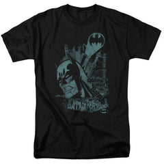Batman Comics Gritted Teeth Men's 18/1 Cotton Short-Sleeve T-Shirt