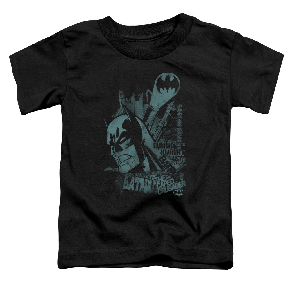 Batman Comics Gritted Teeth Toddler 18/1 Cotton Short-Sleeve T-Shirt