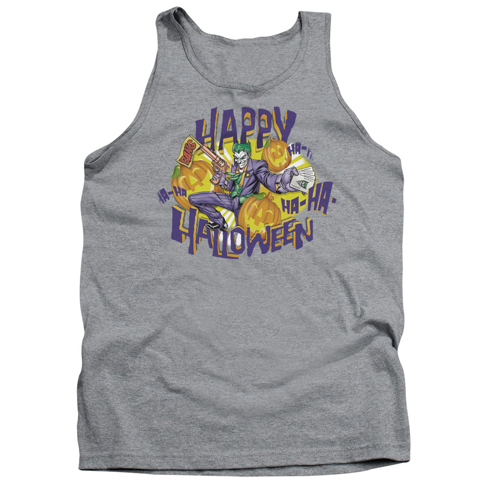 Batman Comics Ha Ha Halloween Men's 18/1 Cotton Tank Top