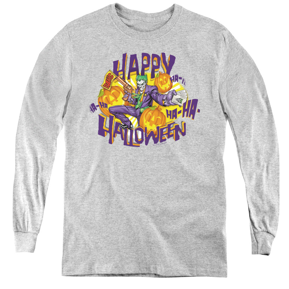 Batman Comics Ha Ha Halloween Youth Long-Sleeve T-Shirt