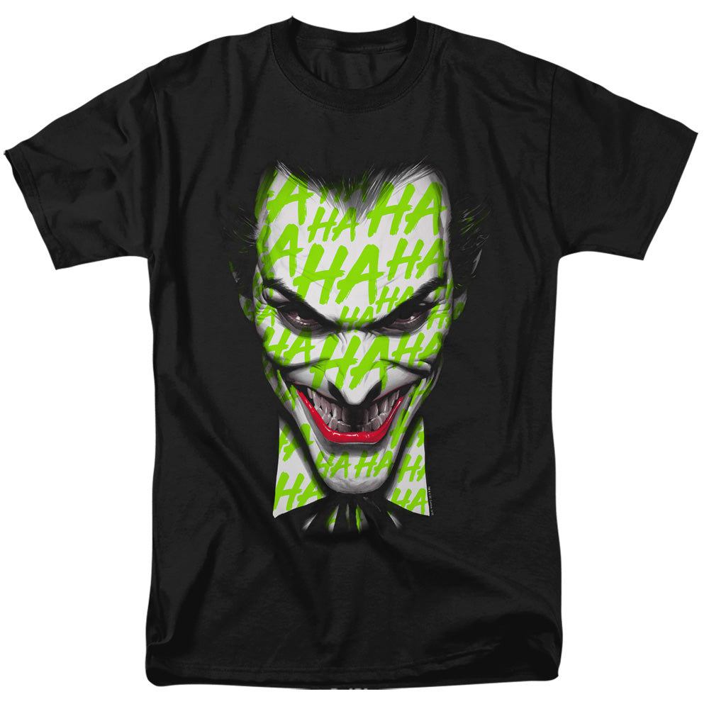 Batman Comics Ha Ha Smile Men's 18/1 Cotton Short-Sleeve T-Shirt