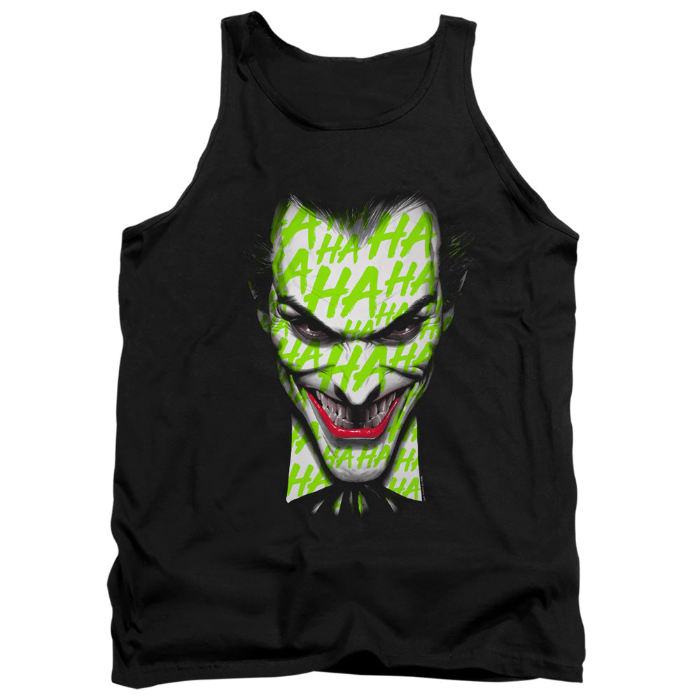 Batman Comics Ha Ha Smile Men's 18/1 Cotton Tank Top