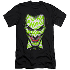 Batman Comics Ha Ha Smile Men's Ultra-Soft 30/1 Cotton Slim Short-Sleeve T-Shirt