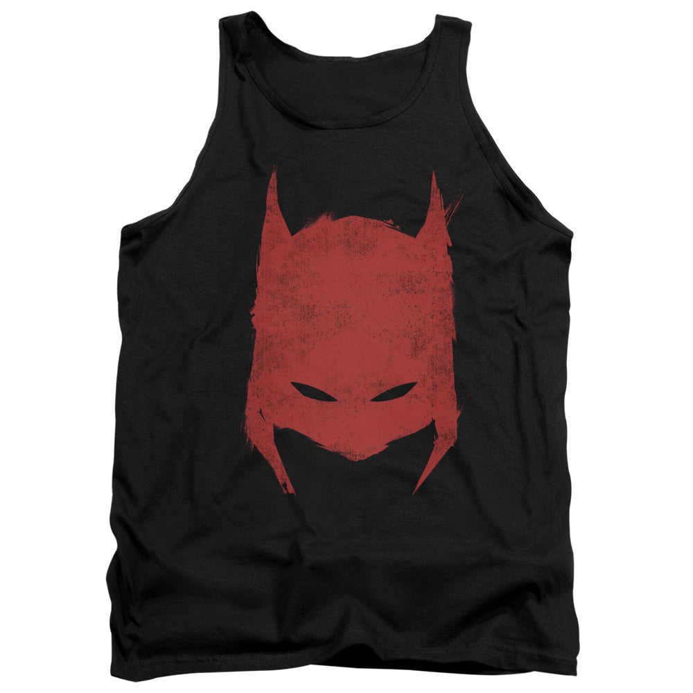 Batman Comics Hacked & Scratched Men's 18/1 Cotton Tank Top
