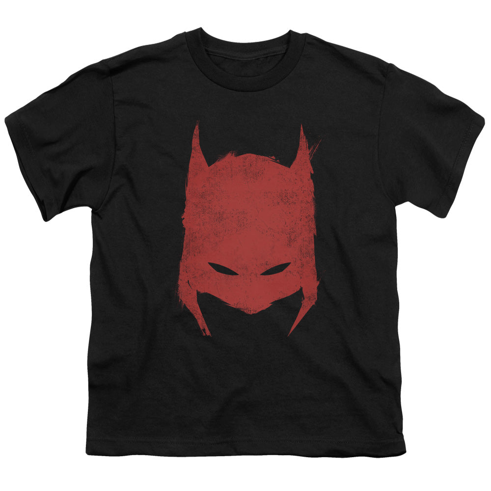 Batman Comics Hacked & Scratched Youth 18/1 100% Cotton Short-Sleeve T-Shirt