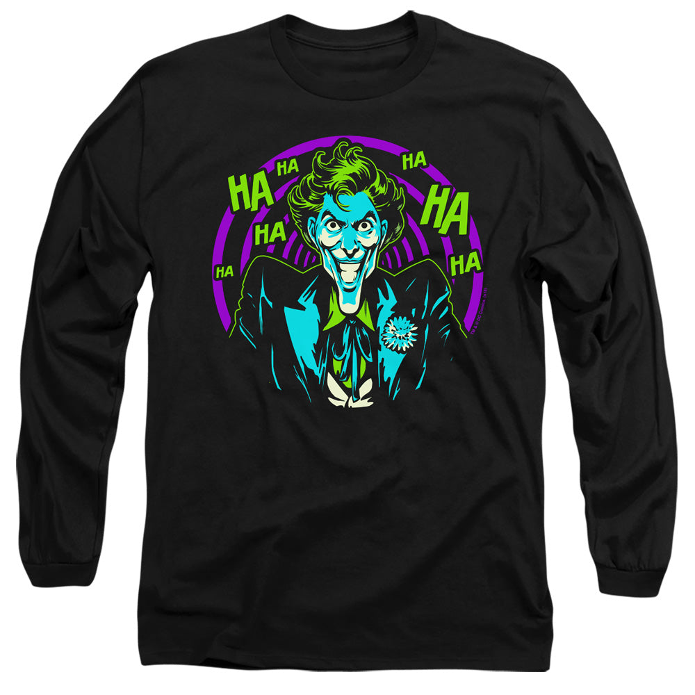 Batman Comics Hahaha Men's 18/1 Cotton Long-Sleeve T-Shirt