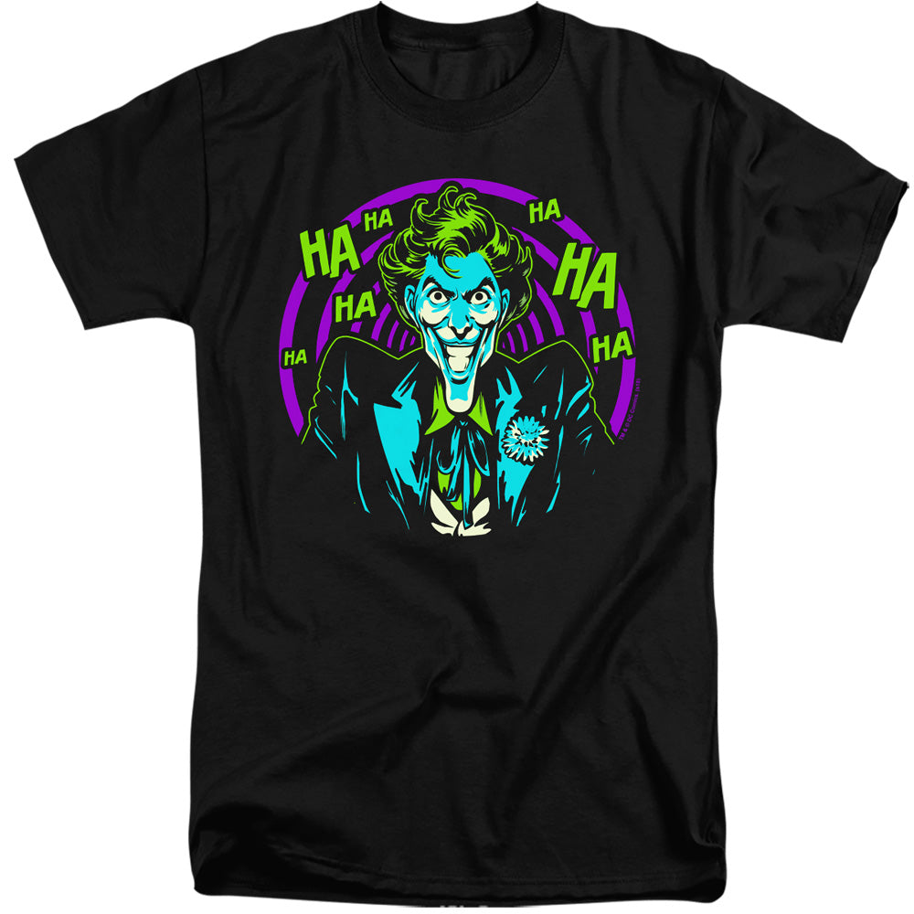 Batman Comics Hahaha Men's 18/1 Tall Cotton Short-Sleeve T-Shirt