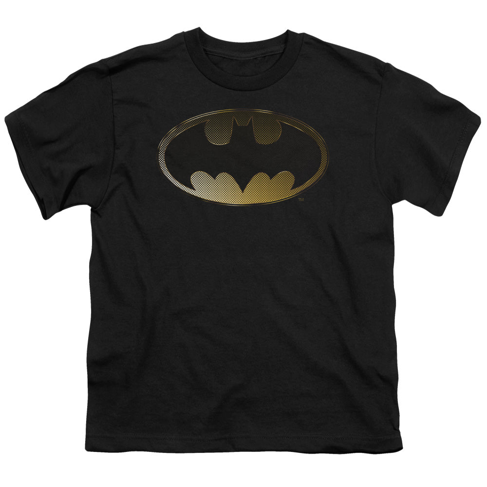 Batman Comics Halftone Bat Youth 18/1 100% Cotton Short-Sleeve T-Shirt