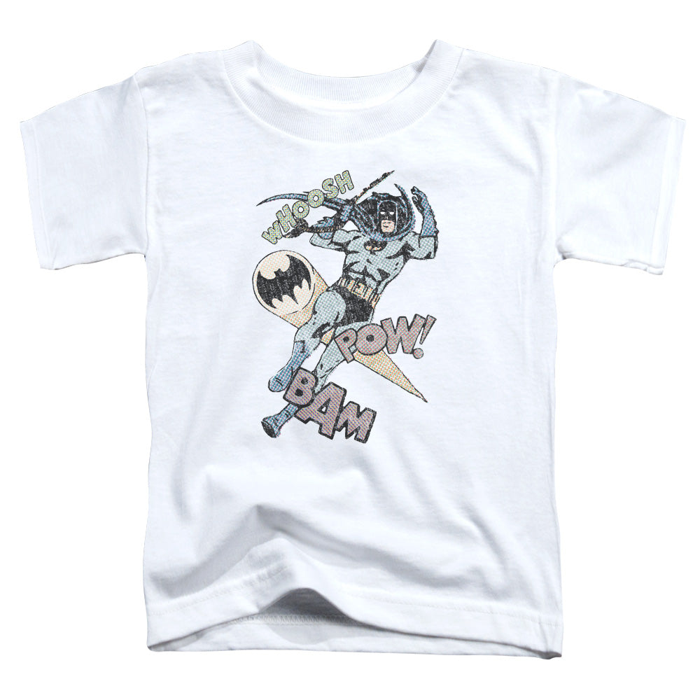 Batman Comics Halftone Swing Toddler 18/1 Cotton Short-Sleeve T-Shirt