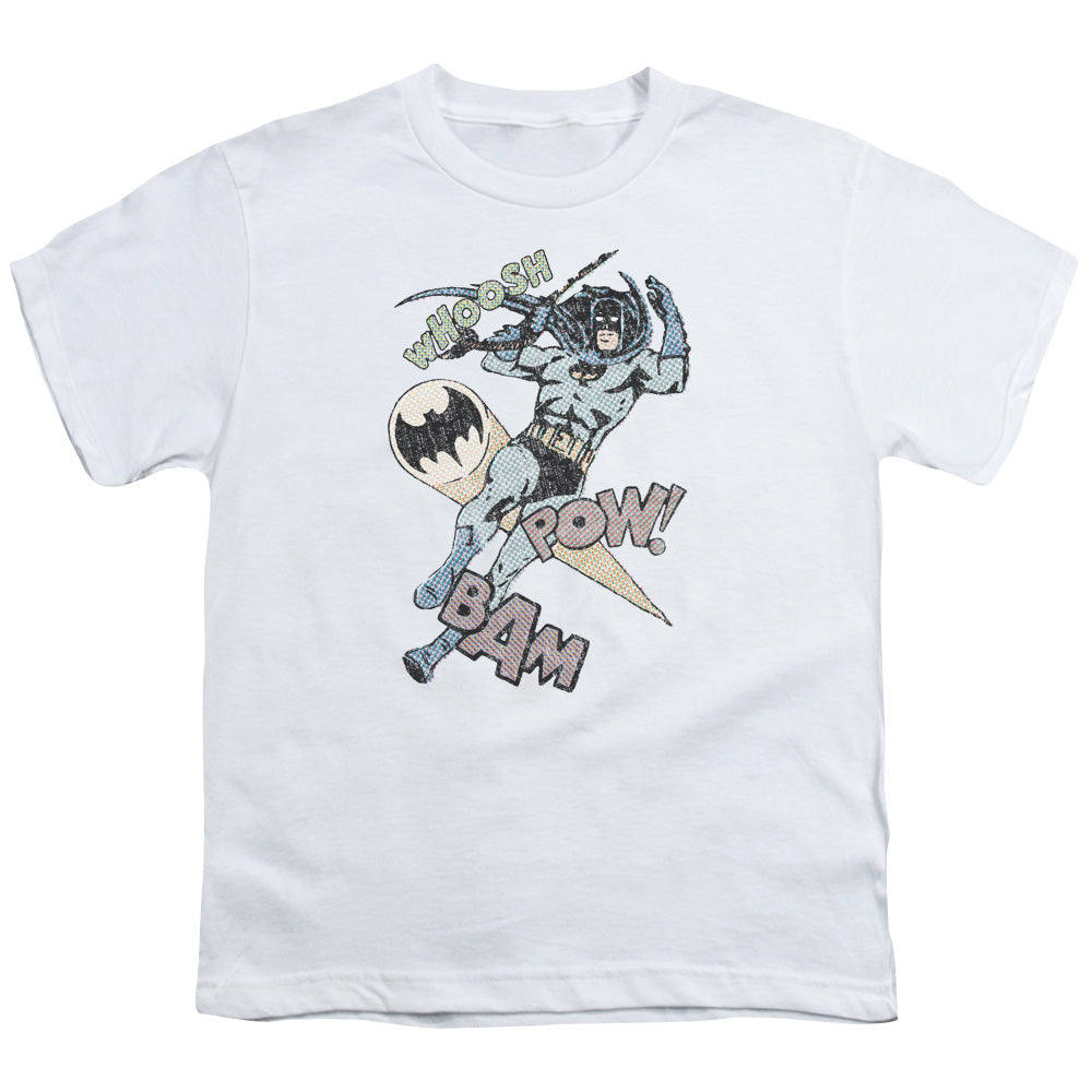 Batman Comics Halftone Swing Youth 18/1 100% Cotton Short-Sleeve T-Shirt
