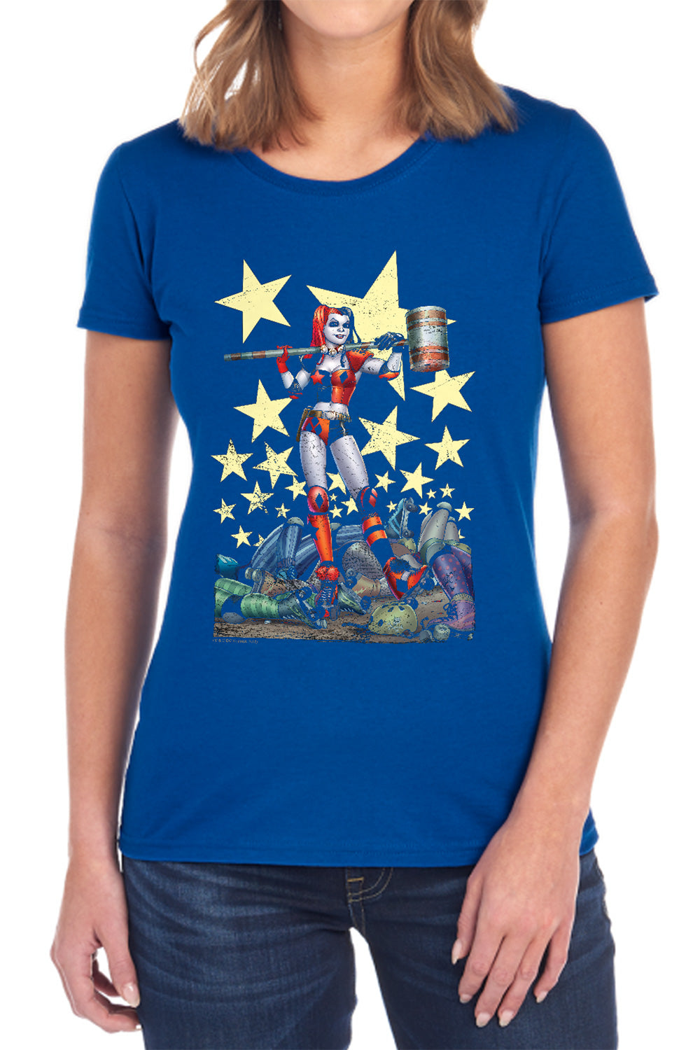 Batman Comics Hammer Time Women's 18/1 Cotton Short-Sleeve T-Shirt