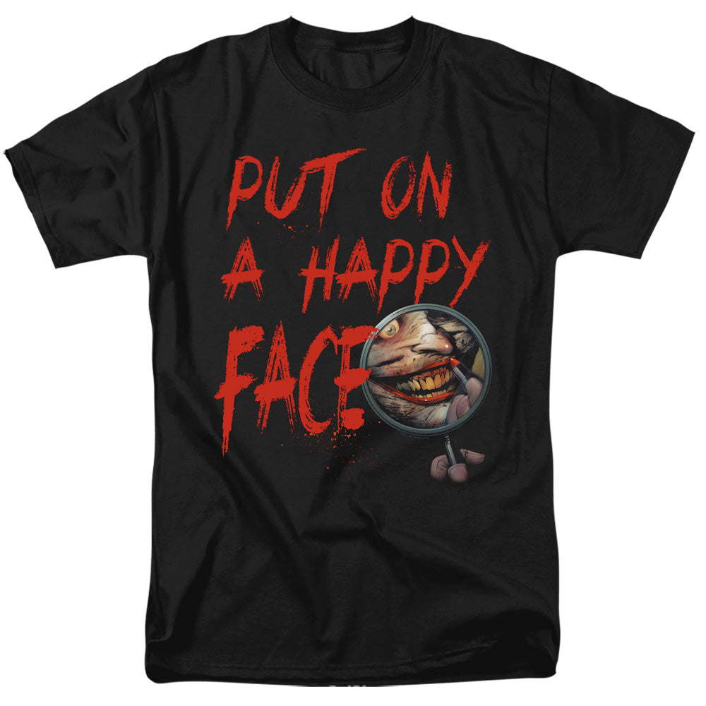 Batman Comics Happy Face Men's 18/1 Cotton Short-Sleeve T-Shirt