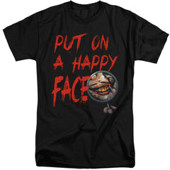 Batman Comics Happy Face Men's 18/1 Tall Cotton Short-Sleeve T-Shirt