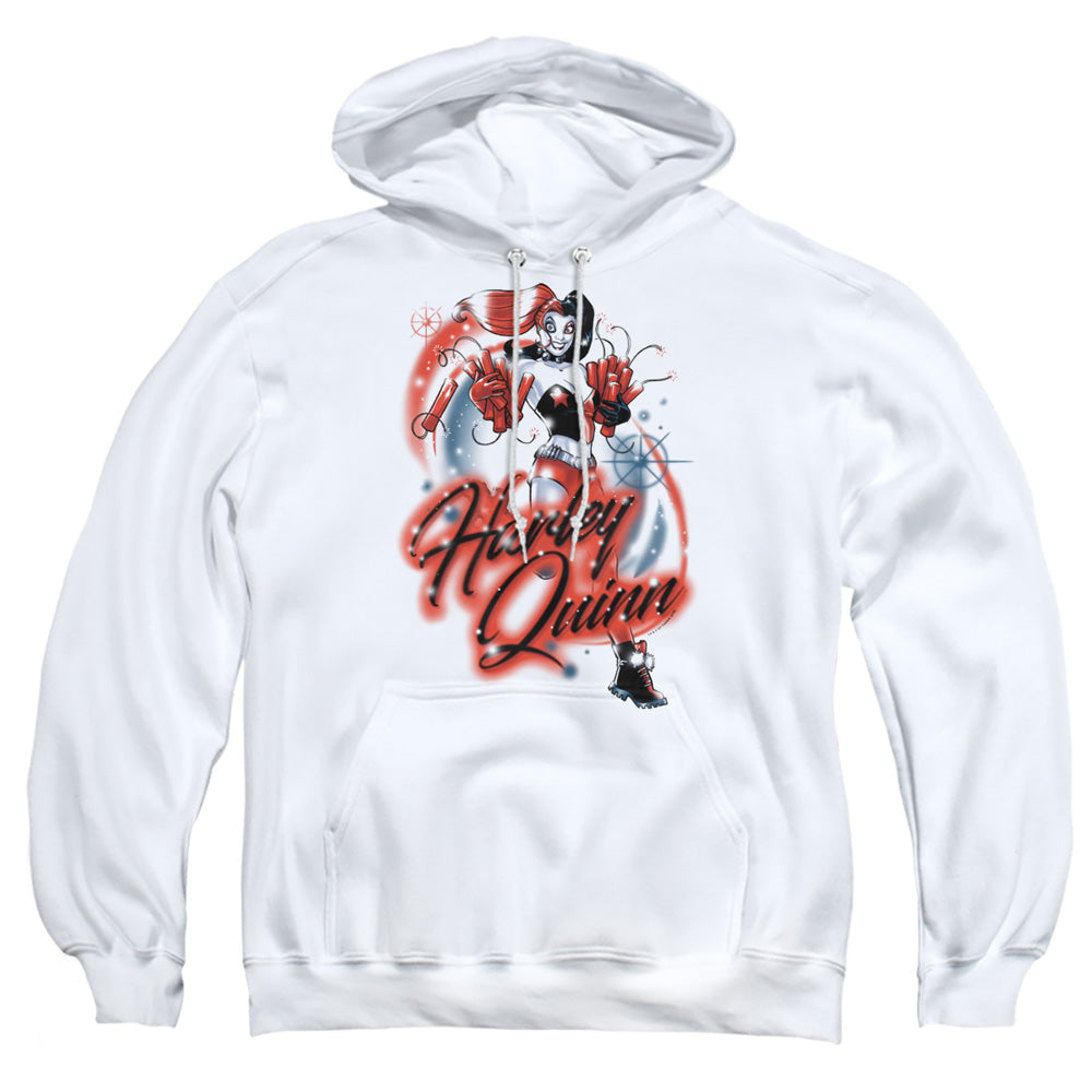 Batman Comics Harley Airbrush Men's Pull-Over 75 25 Poly Hoodie