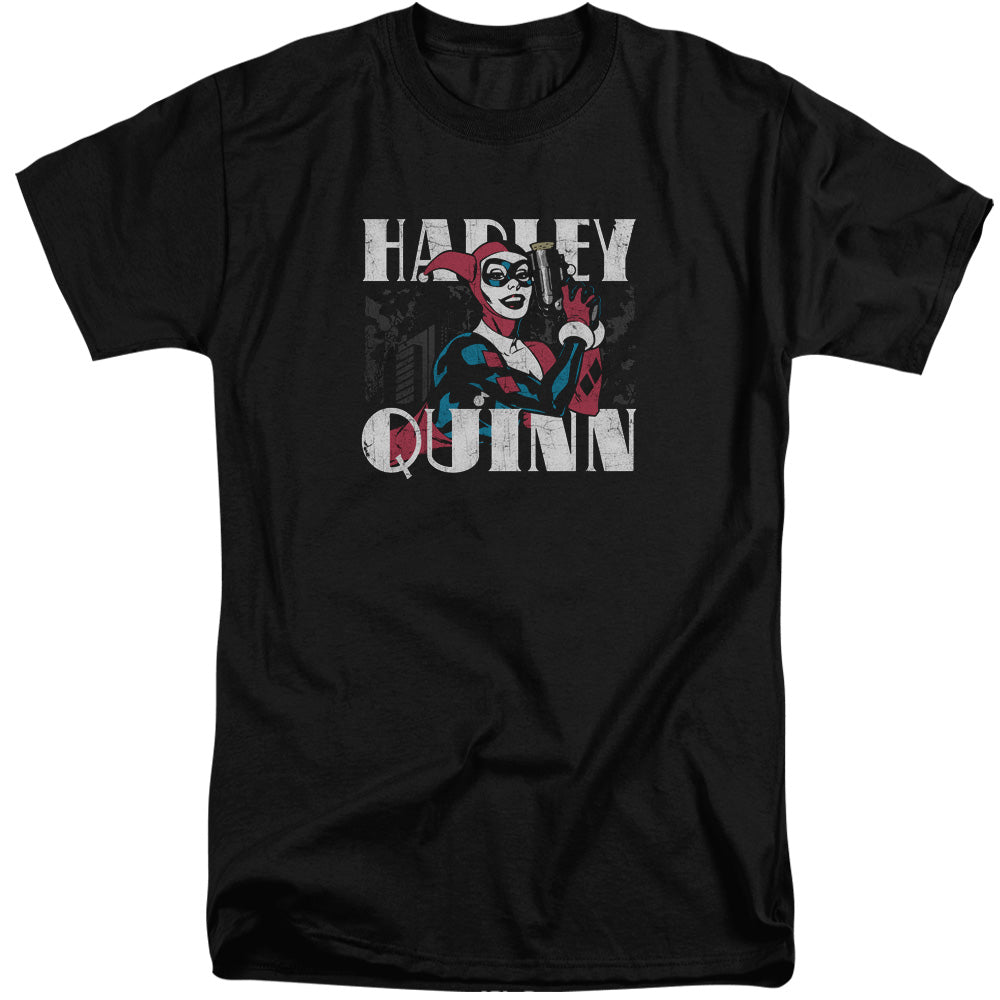 Batman Comics Harley Bold Men's 18/1 Tall Cotton Short-Sleeve T-Shirt